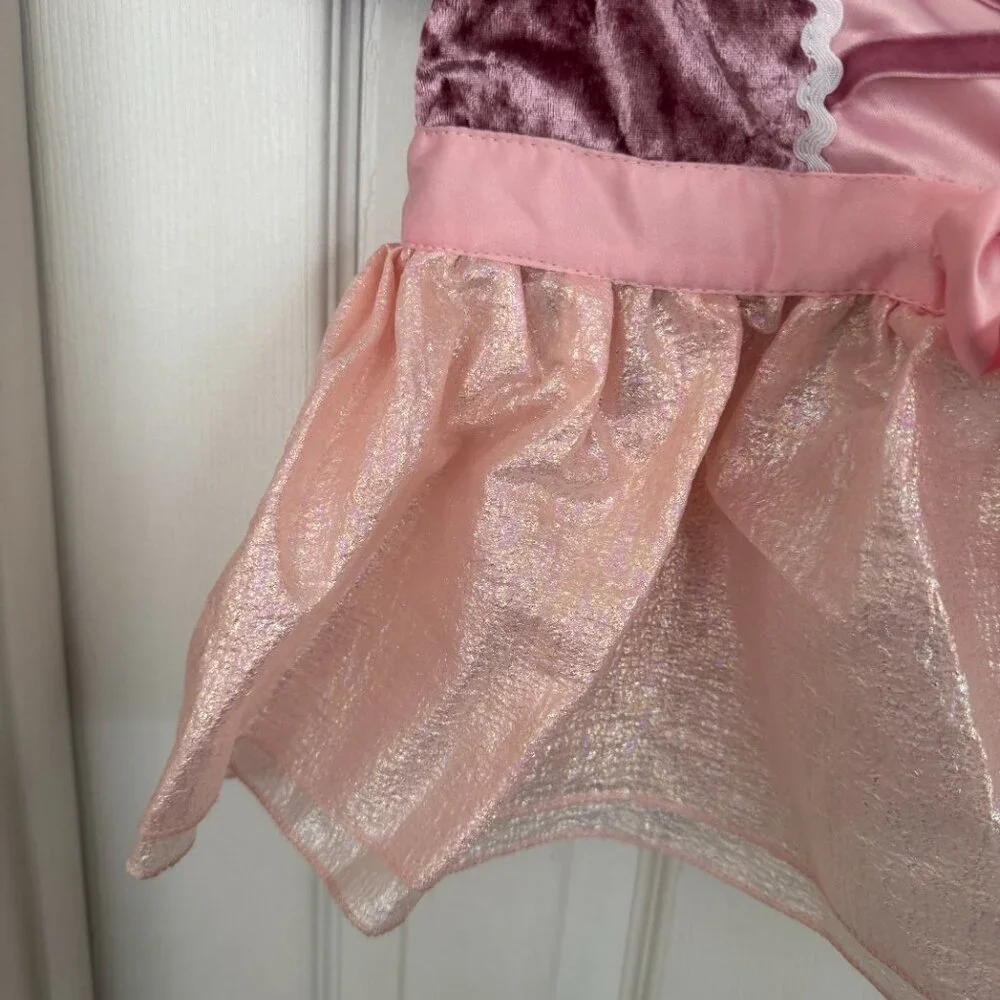 EUC Ministry of Rascals Pet Princess Dog Costume, Pink Dress with Tiara, Large